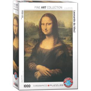 Opakowanie Puzzle 1000 Mona Lisa, Leoanardo da Vinci 6000-1203