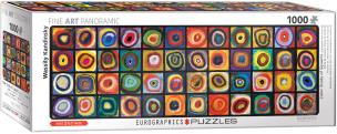 Opakowanie Puzzle 1000 panoramiczne Studium kolorów, Wasily Kandinsky 6010-5443