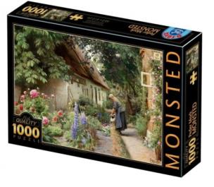 Opakowanie Puzzle 1000 Peder Mork Monsted, Kobieta w ogrodzie