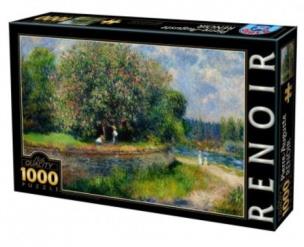 Opakowanie Puzzle 1000 Renoir, Drzewa w rozkwicie