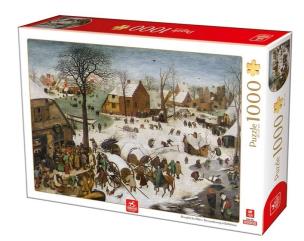 Opakowanie Puzzle 1000 Spis ludności w Betlejem, Brueghel