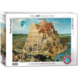 Opakowanie Puzzle 1000 Wieża Babel, Pieter Bruegel 6000-0837
