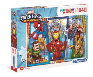 Opakowanie Puzzle 104 Super Kolor Superhero maxi