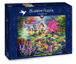 Opakowanie Puzzle 1500 Domek z pięknym stawem