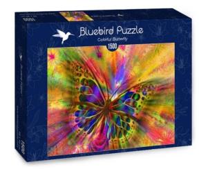 Opakowanie Puzzle 1500 Kolorowy motyl