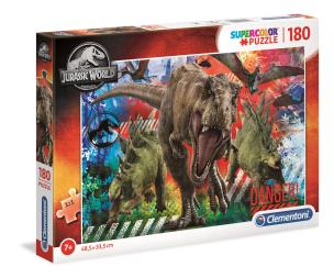 Opakowanie Puzzle 180 el super kolor Jurassic world 29106
