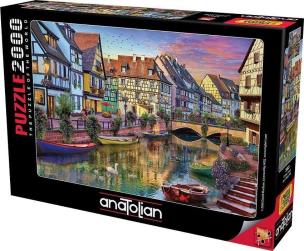 Opakowanie Puzzle 2000 Francja, Colmar