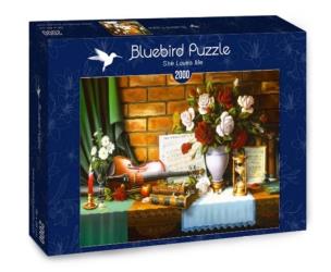 Opakowanie Puzzle 2000 Ona mnie kocha