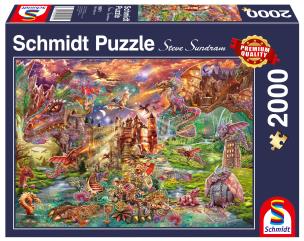 Opakowanie Puzzle 2000 Smoczy skarb
