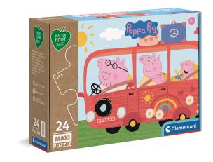 Opakowanie Puzzle 24 maxi play for future Świnka Pepe 24221
