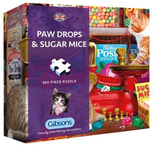 Opakowanie Puzzle 500 Koty i słodycze G3