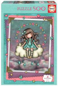 Opakowanie Puzzle 500 Santoro Gorjuss - Kwietniowy deszcz G3
