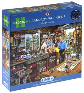 Opakowanie Puzzle 500 XL Warsztat dziadka G3