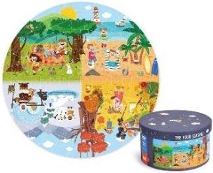Opakowanie Puzzle okrągłe 4 poru roku