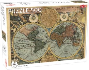 Opakowanie Puzzle Old Map of the World 500