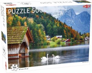 Opakowanie Puzzle Swans on a Lake 500