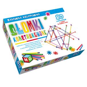 Słomki konstrukcyjne 80 elementów. Wydawca: MULTIGRA. Multiszop.pl Opakowanie Słomki konstrukcyjne 80 elementów