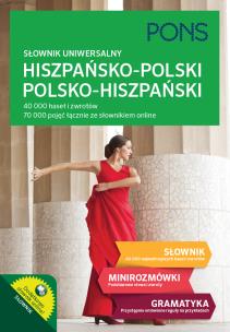 Słowni uniwersalny hiszp-pol-hiszp PONS. Autor: Opracowanie zbiorowe. Multiszop.pl Okładka książki Słowni uniwersalny hiszp-pol-hiszp PONS
