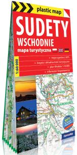 Okładka książki Sudety Wschodnie; foliowana mapa turystyczna 1:60 000