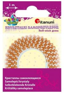 Opakowanie Taśma z kryształkami samoprzyl. 12mmx1m pomarańcz
