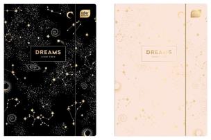 Opakowanie Teczka z gumką A4+ Metallic Dreams (10szt)