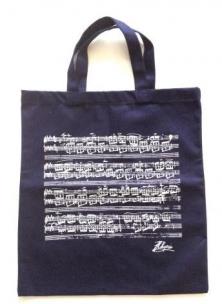 Opakowanie Torba granatowa - nuty Chopina