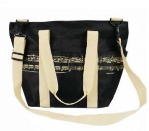 Opakowanie Torba na ramię ''Pro musica'' czarna z kremowym...