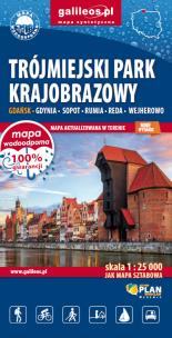 Okładka książki Trójmiejski Park Krajobrazowy - mapa