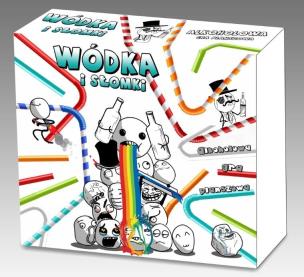 Opakowanie Wódka i słomki