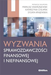 Okładka książki Wyzwania sprawozdawczości finansowej i niefinansowej