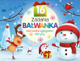 Okładka książki Zadania Bałwanka. Kolorowanki, zgadywanki...