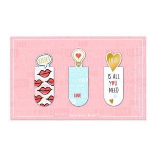 Opakowanie Zakładki magnetyczne - Miłość 3