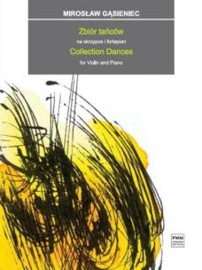 Okładka książki Zbiór tańców na skrzypce i fortepian PWM