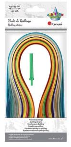 Opakowanie Zestaw do quillingu paski + igła mix 150szt