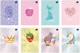 Opakowanie Zeszyt A5/32K kratka Shine Metallic (10szt)