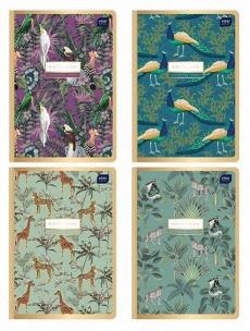 Opakowanie Zeszyt A5 60 k. kratka Metallic Gold, Interdruk