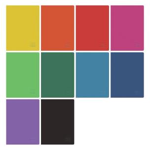 Opakowanie Zeszyt A5/60K gładki Rainbow (5szt)