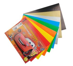 Opakowanie Zeszyt papierów kolor. kred. A5/8K Cars (20szt)