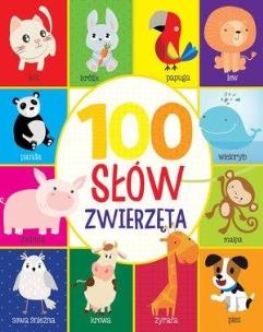 Okładka książki 100 słów. Zwierzęta