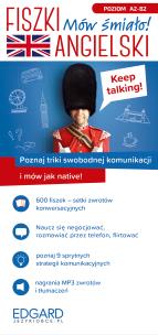 Angielski. Fiszki. Mów śmiało!. Autor: Opracowanie zbiorowe. Multiszop.pl Okładka książki Angielski. Fiszki. Mów śmiało!