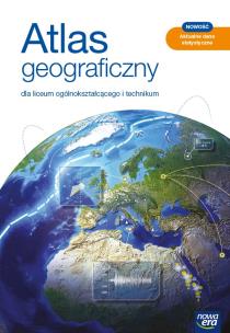 Atlas Geograficzny LO 2021 BR NE. Autor: Opracowanie zbiorowe. Multiszop.pl Okładka książki Atlas Geograficzny LO 2021 BR NE