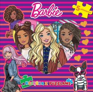 Okładka książki Barbie Książka z puzzlami