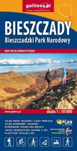 Okładka książki Bieszczady, Bieszczadzki Park Narodowy 1:50 000