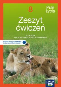 Okładka książki Biologia Puls życia zeszyt ćwiczeń dla klasy 8 szkoły podstawowej EDYCJA 2021-2023