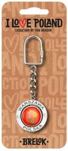 Opakowanie Brelok I love Poland Warszawa ILP-BRE-C-WAR-02