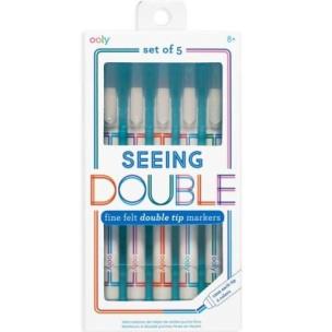 Opakowanie Cienkopisy podwójnie piszące Seeing Double 5szt