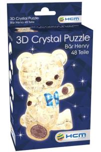 Opakowanie Crystal puzzle Miś Henry brązowy