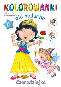 Okładka książki Czarodziejka. Kolorowanki dla malucha