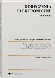 Okładka książki Doręczenia elektroniczne Komentarz