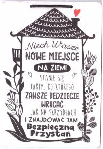 Opakowanie Dyplom - nowy dom